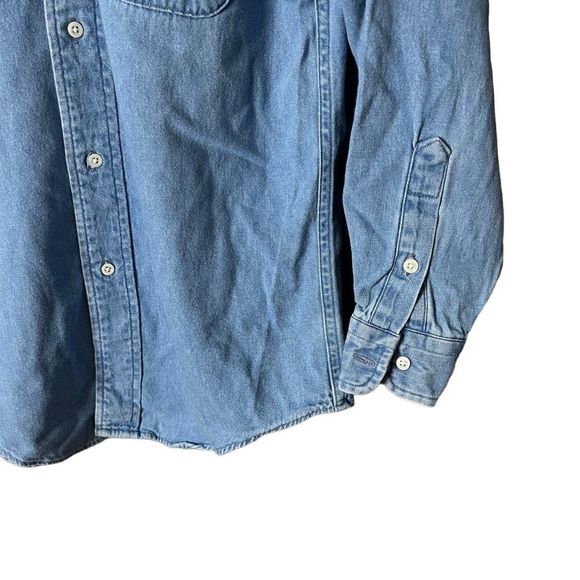 VTG Polo Ralph Lauren Embroidered Bear Button Down Shirt USA Medium - Picture 3 of 5